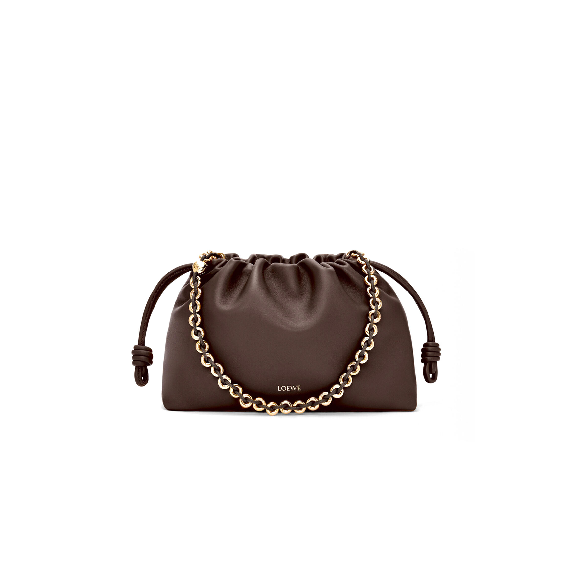 L0ew* medium flamenco purse in mellow nappa lambskin a411fcrx75 (30*20*10.5cm)